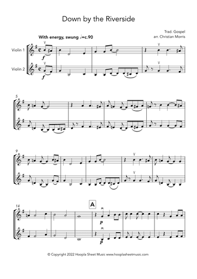 Down by the Riverside (arr. Christian Morris)