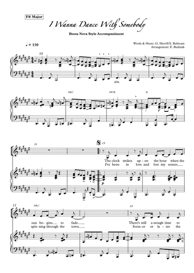 I Wanna Dance With Somebody (arr. Eva Budniak)