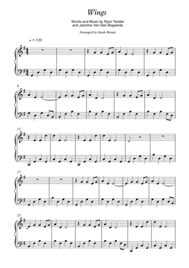 Wings (arr. Arash Rezaei)
