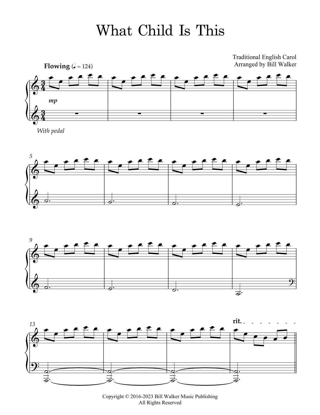 What Child Is This (arr. Bill Walker)