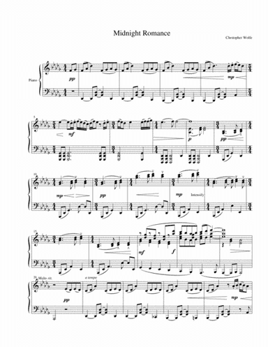 Midnight Romance - Piano solo