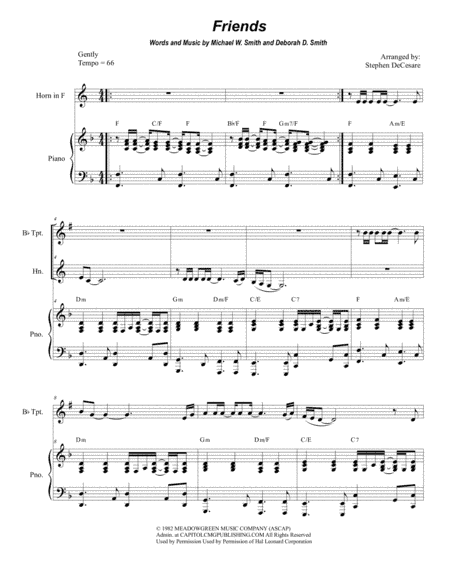 Friends (arr. Stephen DeCesare)