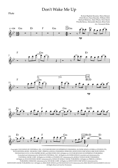 Don't Wake Me Up (arr. Fernando Britto)