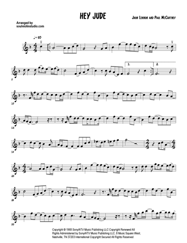 Hey Jude (arr. Soul Violin)