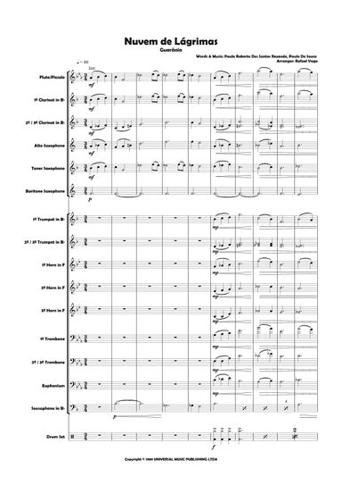 Nuvem De Lagrimas (arr. Rafael Vago)