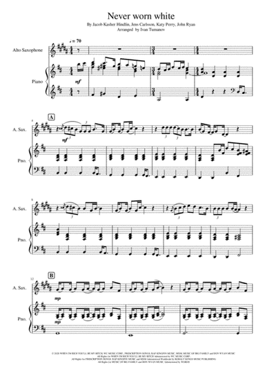 Never Worn White (arr. Ivan Tumanov)