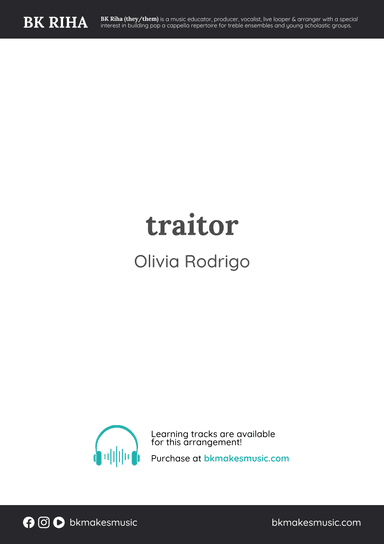 Traitor (arr. BK Riha / Brandy Kay Riha)