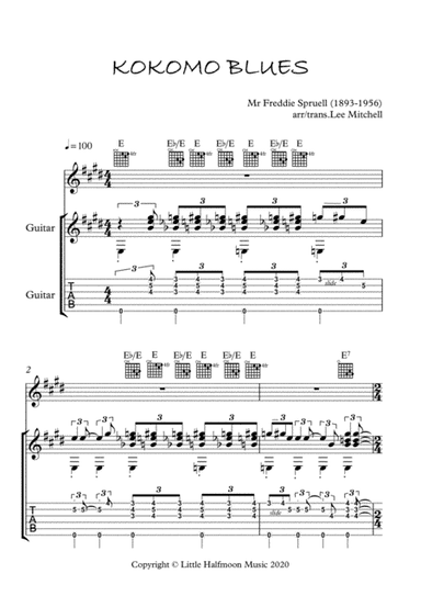 Kokomo Blues (arr. Lee Mitchell)