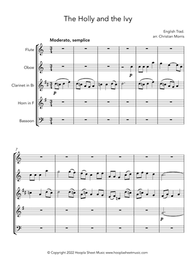 The Holly and the Ivy (arr. Christian Morris)