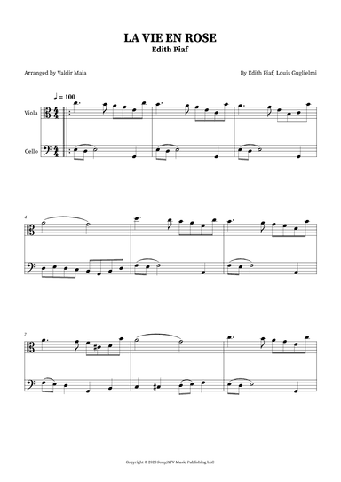 La Vie En Rose (arr. Valdir Maia)