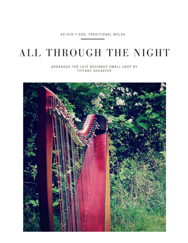 All Through the Night: Late Elementary Small Harp (arr. Tiffany Schaefer)