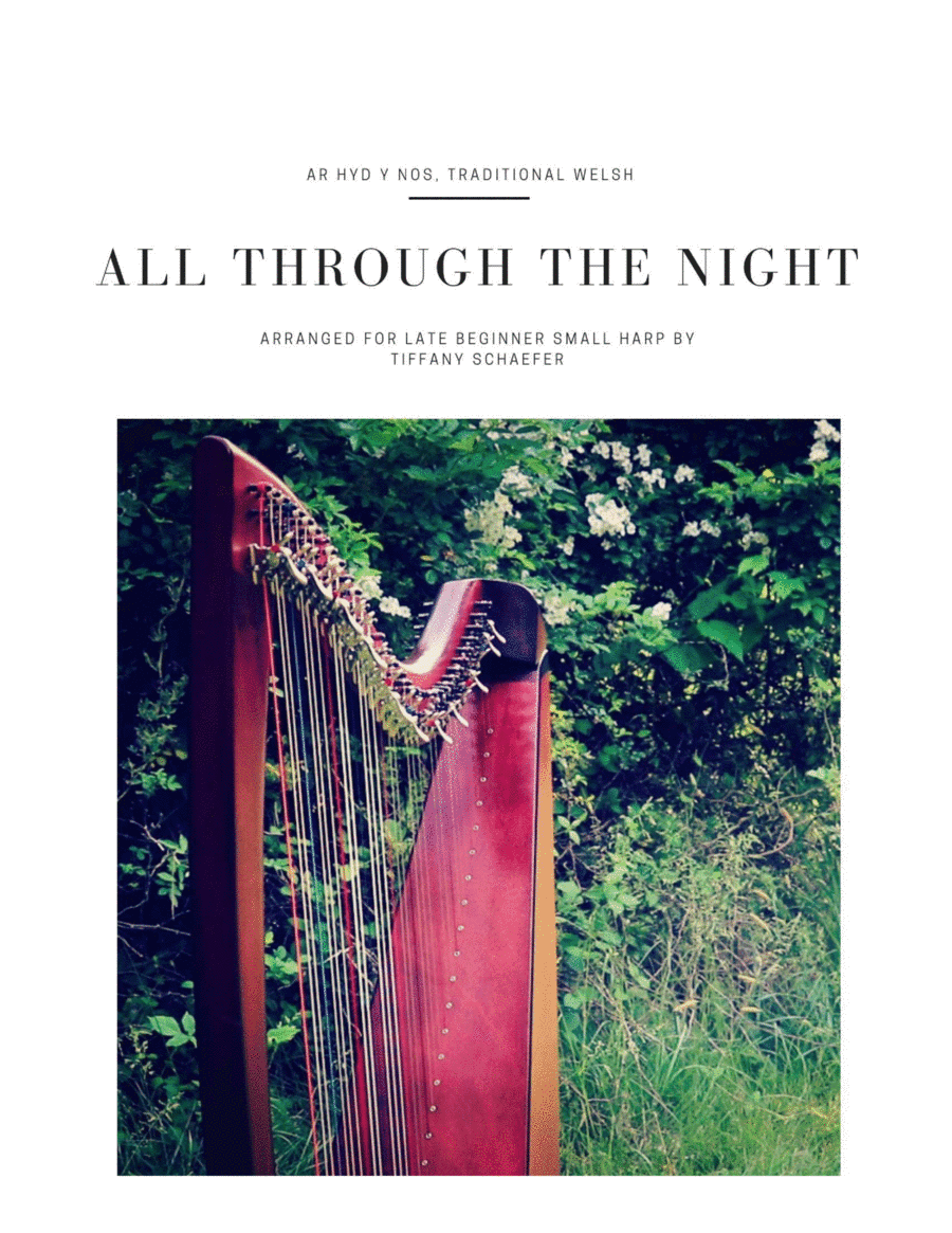 All Through the Night: Late Elementary Small Harp (arr. Tiffany Schaefer)