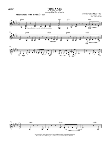 Dreams (arr. Sherry Lewis)