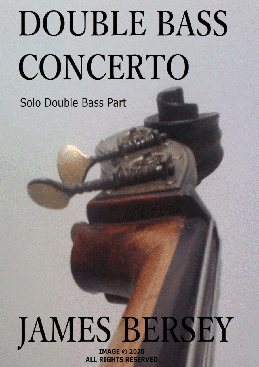 Concerto for Double Bass (solo double bass & piano accompaniment)