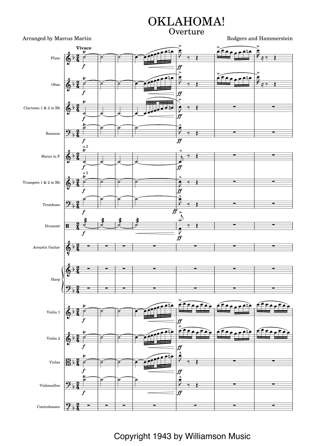 Overture - Oklahoma! (arr. Marcus Martin)