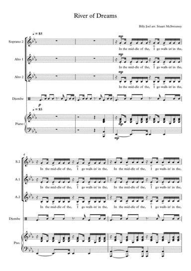 The River Of Dreams (arr. Stuart McSweeney)