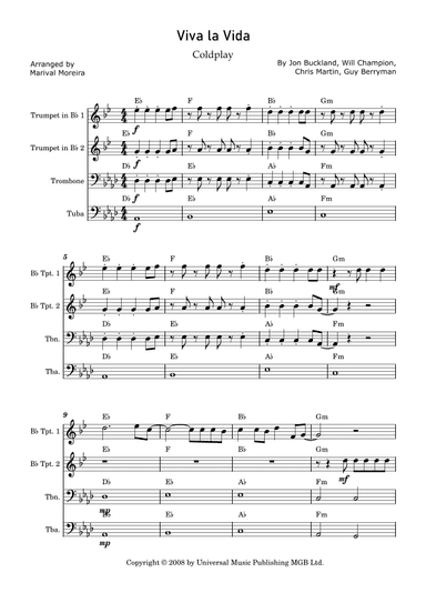 Viva La Vida (arr. Marival Moreira)