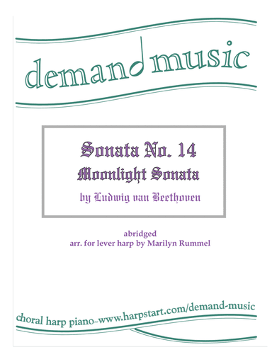 Moonlight Sonata - for Lever harp (arr. Marilyn Rummel)