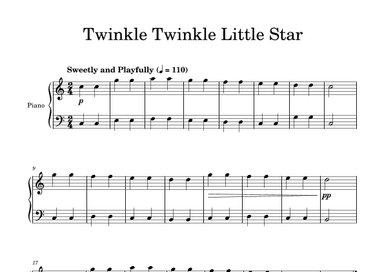 Twinkle Twinkle Little Star (arr. Felipe Queiroga)