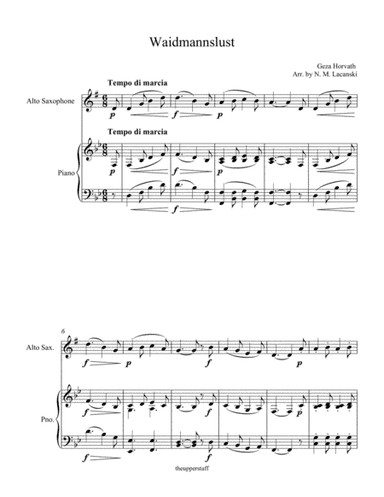 Waidmannslust (arr. Nick Lacanski)