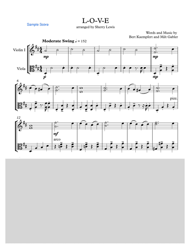 L-o-v-e (arr. Sherry Lewis)