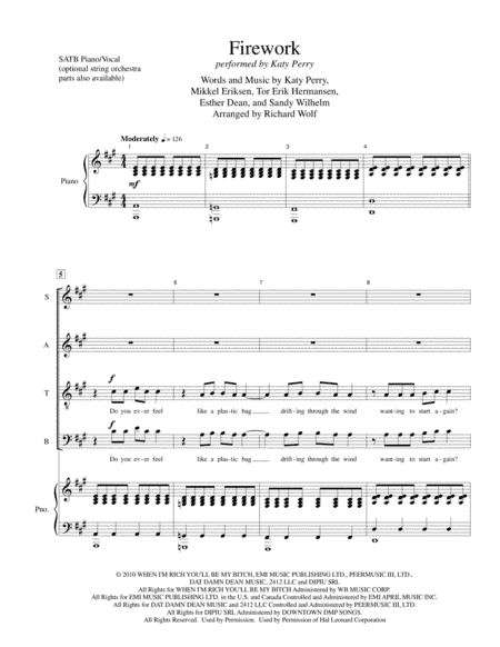 Firework (arr. Richard Wolf)