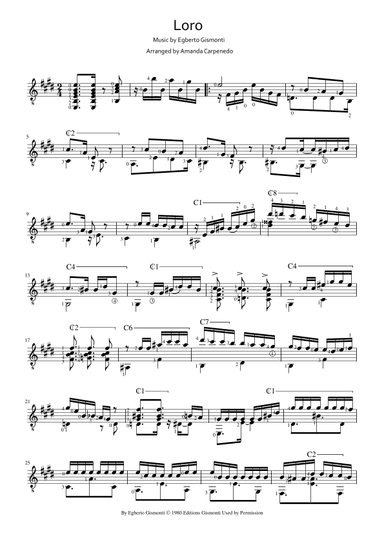 Loro (arr. Amanda Carpenedo)