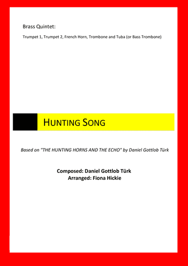 Hunting Song (arr. Fiona Hickie)