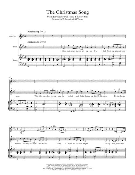 The Christmas Song (Chestnuts Roasting On An Open Fire) (arr. Debra E. Stempien, Gregory H. Turner)