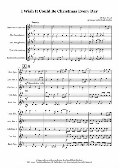 I Wish It Could Be Christmas Every Day (arr. Kayleigh Huelin)