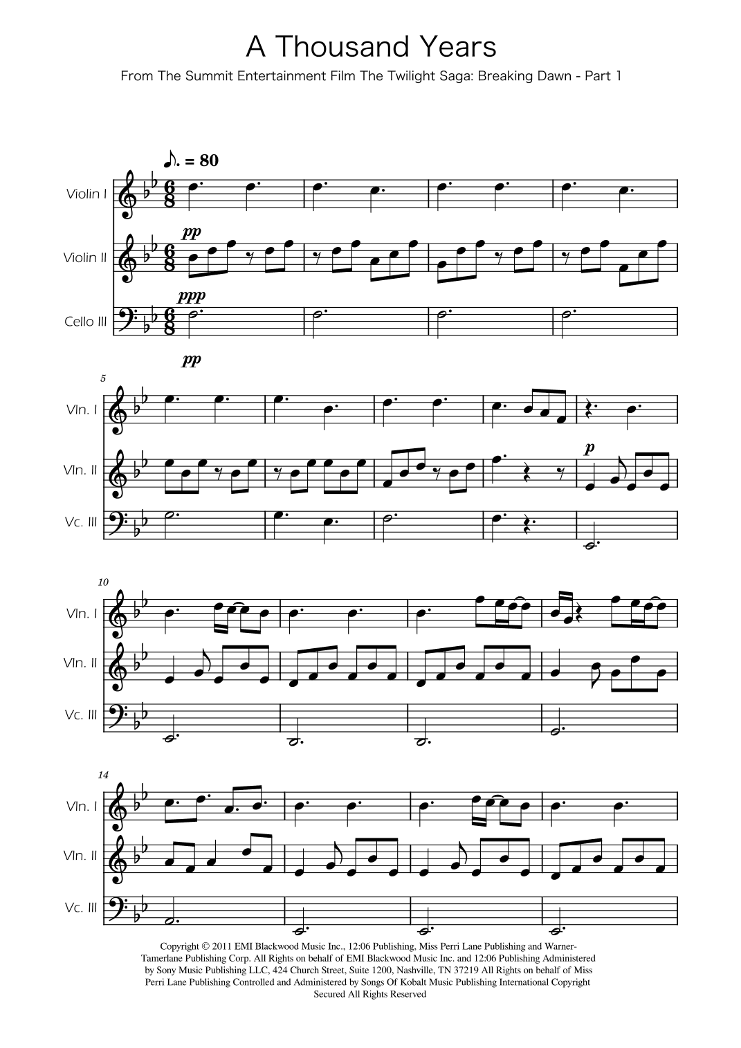 A Thousand Years (arr. Ygor Nunes)