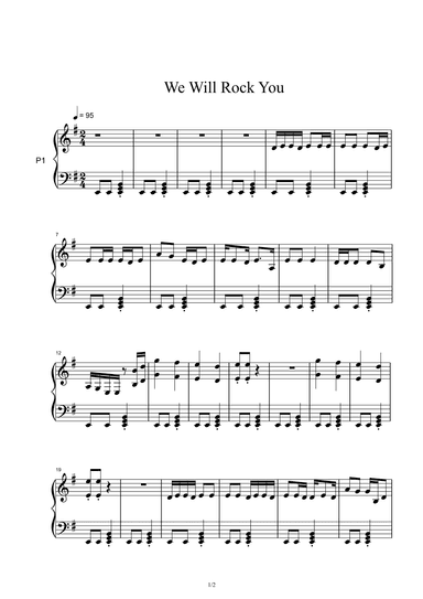 We Will Rock You (arr. Queen)