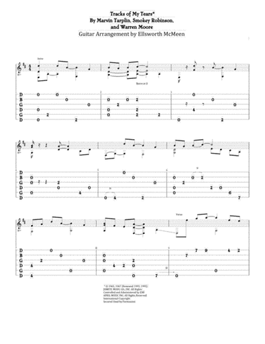 The Tracks Of My Tears (arr. Ellsworth McMeen)