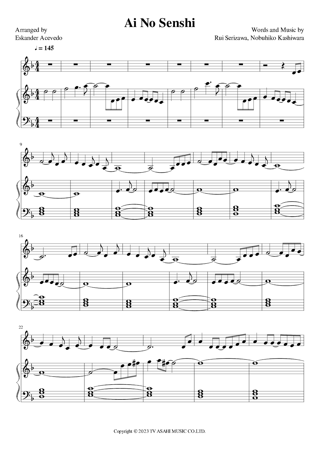 Aino Senshi (arr. Eskander Aceval)