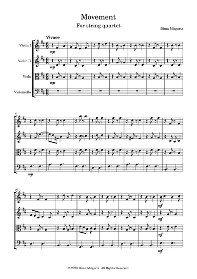 Movement for String Quartet