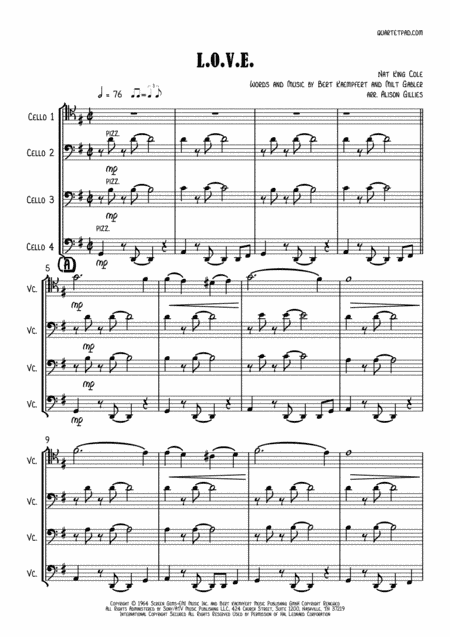 L-O-V-E (arr. Alison Gillies)