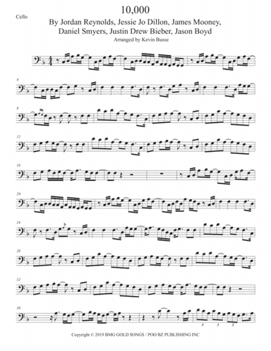 10,000 Hours (arr. Kevin Busse)