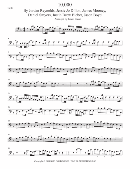 10,000 Hours (arr. Kevin Busse)