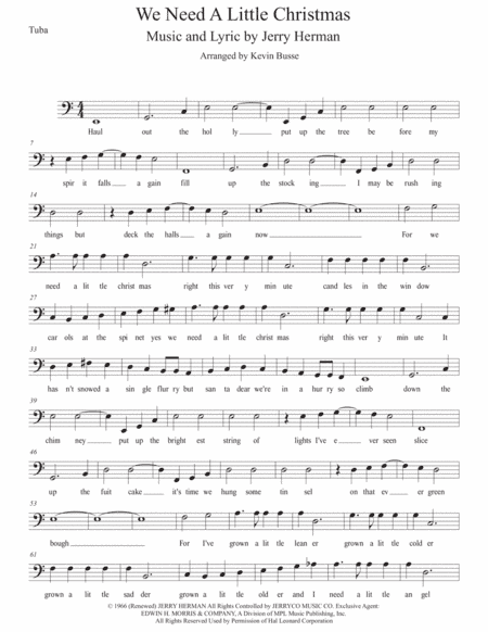 We Need A Little Christmas (arr. Kevin Busse)
