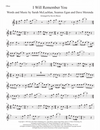 I Will Remember You (arr. Kevin Busse)
