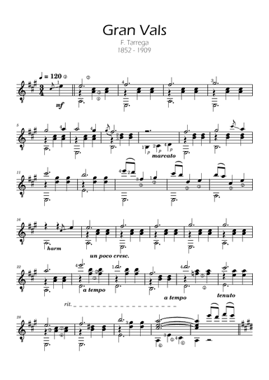 Nokia Walz  - Tárrega - Gran Vals (arr. Ygor Nunes)