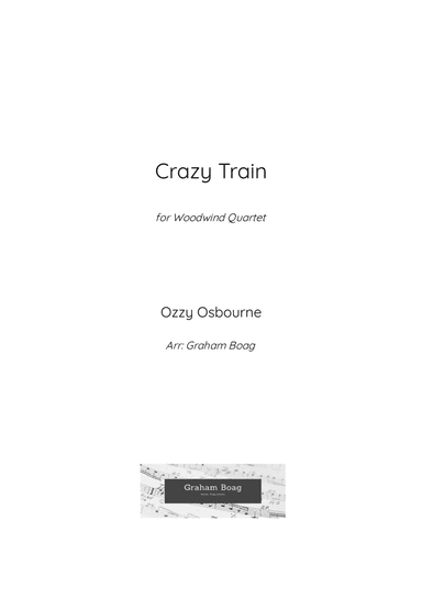 Crazy Train (arr. Graham Boag)