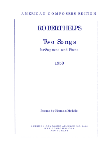 [Helps] Two Songs