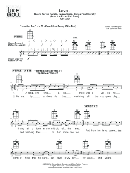 Lava from LAVA (arr. Samson Trinh)