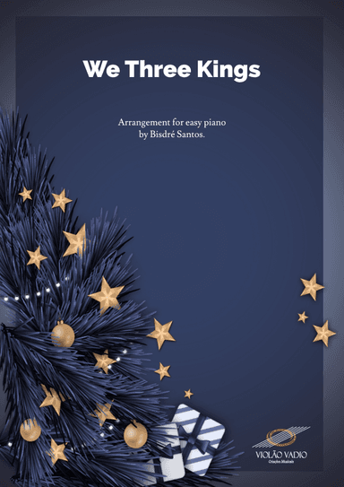 We Three Kings (Traditional) - Easy Piano (arr. André Alberto Santos)