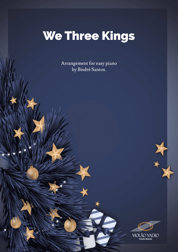 We Three Kings (Traditional) - Easy Piano (arr. André Alberto Santos)