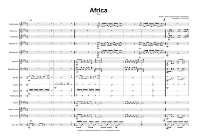 Africa (arr. Iona Crosby)