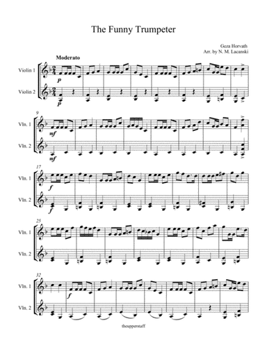 The Funny Trumpeter (arr. Nick Lacanski)