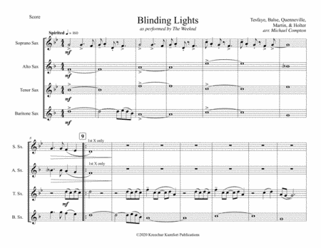 Blinding Lights (arr. Michael Compton)