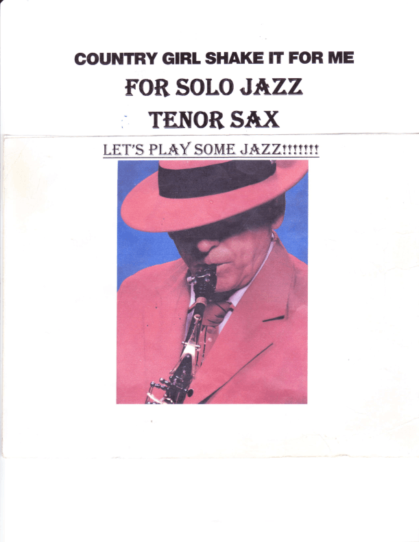 Country Girl (shake It For Me) (arr. Bobby D Hesch)